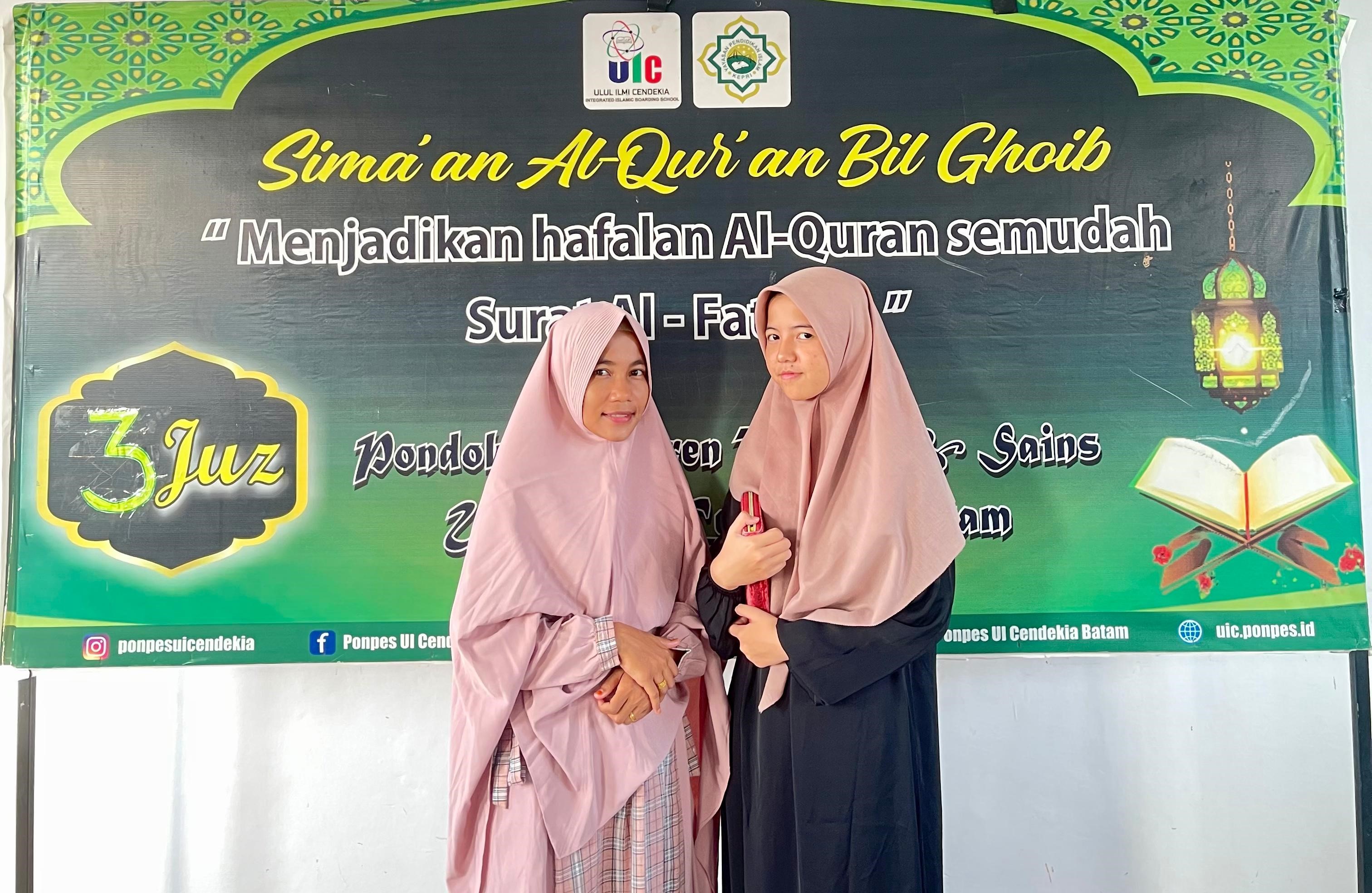 Simaan Bil Ghoib Alquran 3 Juz Davina Aulia Agustin Putri Dari Bapak